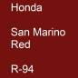 Preview: Honda, San Marino Red, R-94.